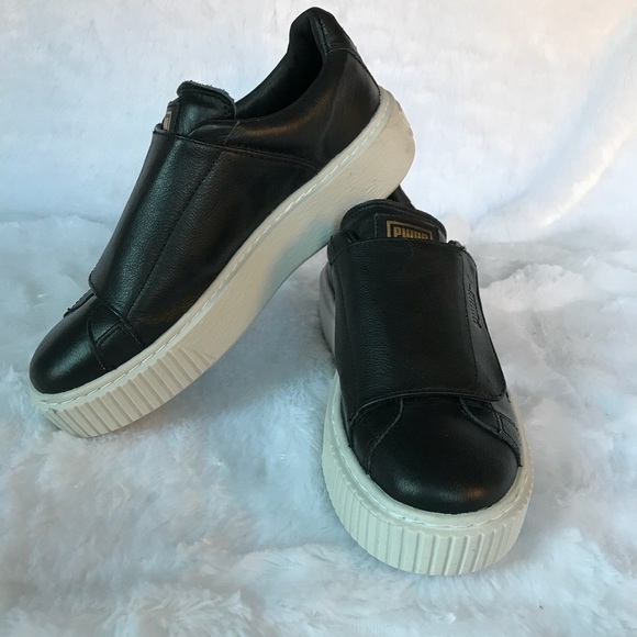 puma basket platform strap sneaker puma basket platform strap sneaker